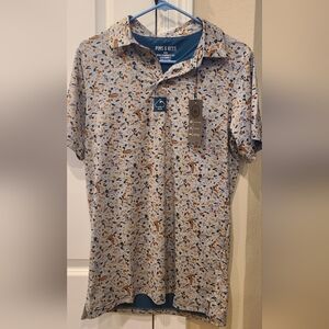 Pins & Aces Men Golf Polo Shirt